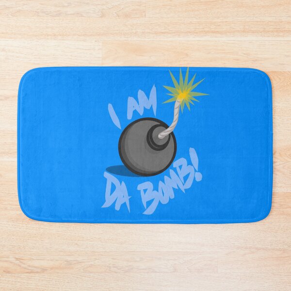 Item preview, I Am Da Bomb Baby Blue Font Design designed and sold by EZPAINT.