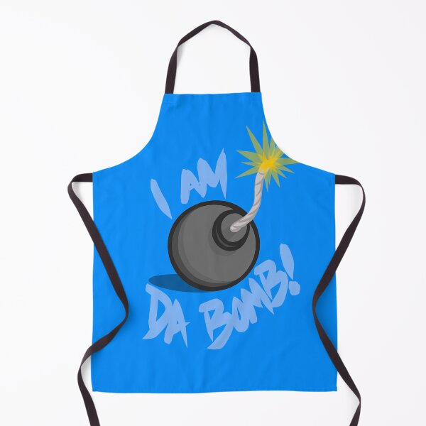 Item preview, I Am Da Bomb Baby Blue Font Design designed and sold by EZPAINT.