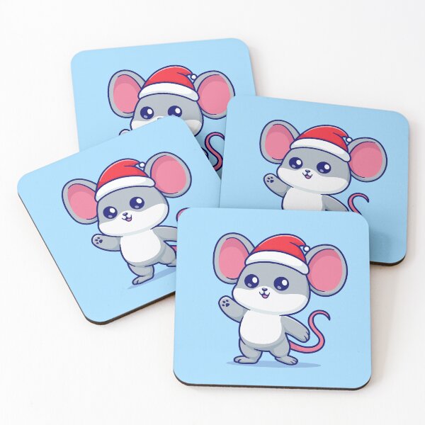 Item preview, Cute Mouse Wearing Beanie Hat Winter Cartoon Vector Icon Illustration designed and sold by hjian8219.