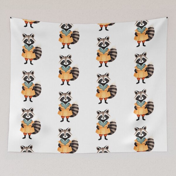 Item preview, Watercolor Raccoon designed and sold by Victoria Riabov.