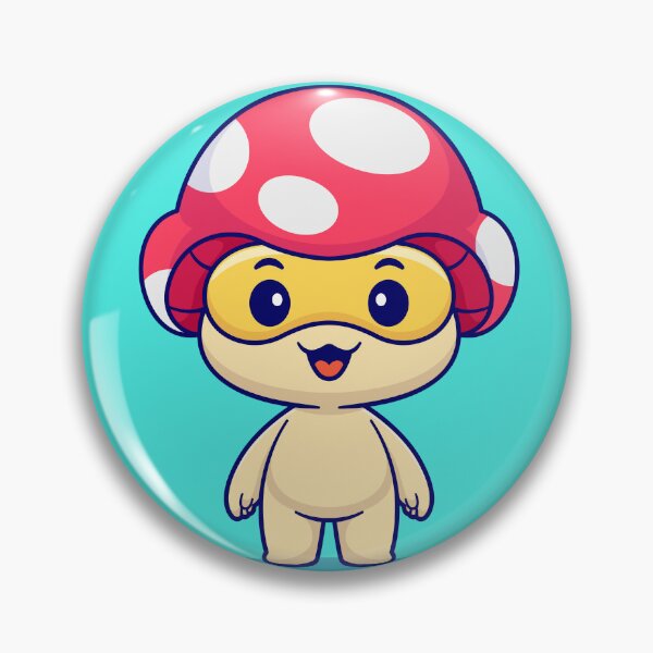 Item preview, Cute Mushroom Kid Wearing Glasses Cartoon Vector Icon Illustration designed and sold by hjian8219.