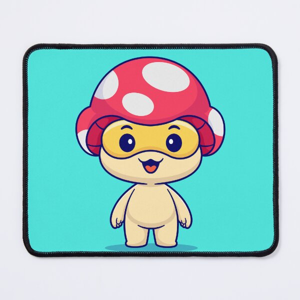 Item preview, Cute Mushroom Kid Wearing Glasses Cartoon Vector Icon Illustration designed and sold by hjian8219.