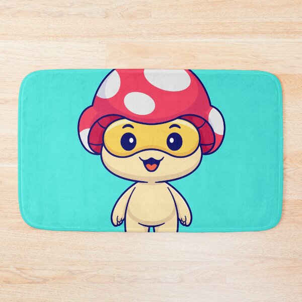 Item preview, Cute Mushroom Kid Wearing Glasses Cartoon Vector Icon Illustration designed and sold by hjian8219.