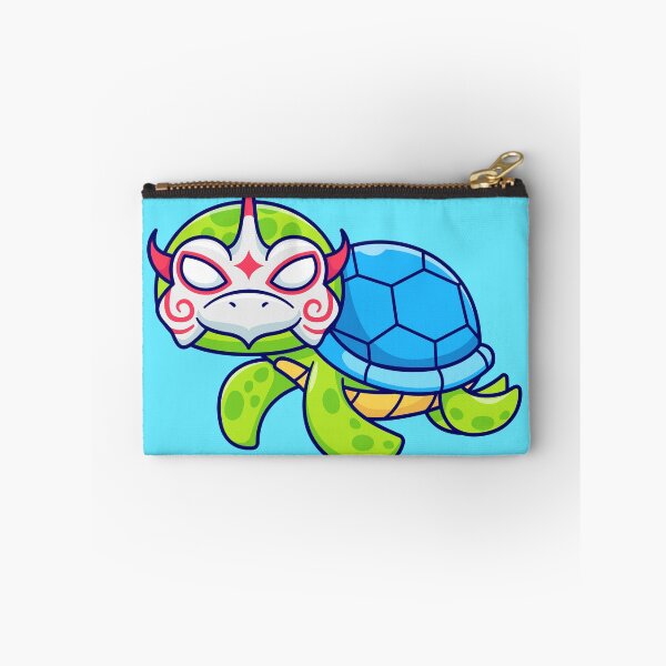Item preview, Cute Turtle with Kitsune Mask Cartoon Vector Icon Illustration designed and sold by hjian8219.