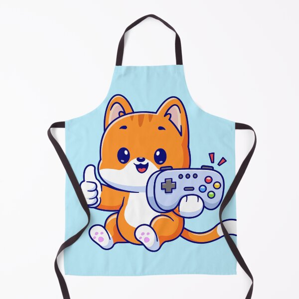 Item preview, Cute Cat Gaming Thumbs Up Cartoon Vector Icon Illustration designed and sold by hjian8219.