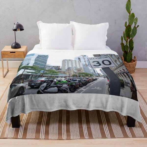 Item preview, Bustling Downtown Toronto Street and Skyline designed and sold by bayviewmedia.