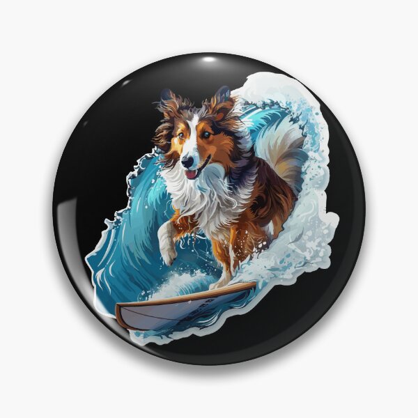 Item preview, Surfing Sheltie designed and sold by VelvetRoom.