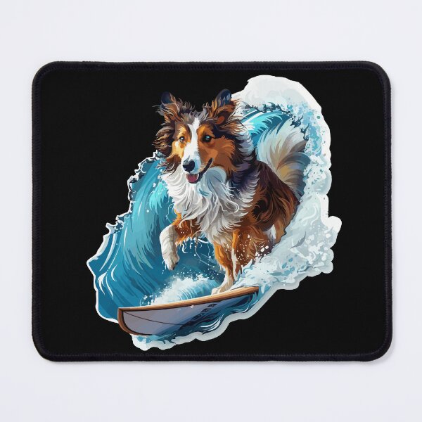 Item preview, Surfing Sheltie designed and sold by VelvetRoom.