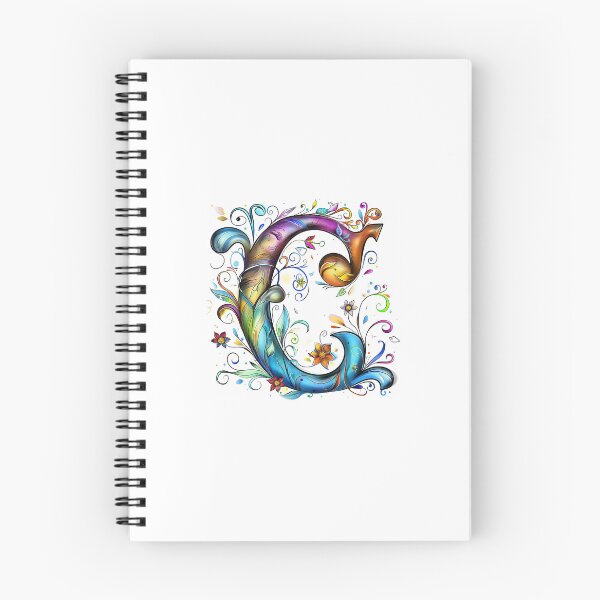 Item preview, Whimsical Monogram Letter C designed and sold by Boddicca.