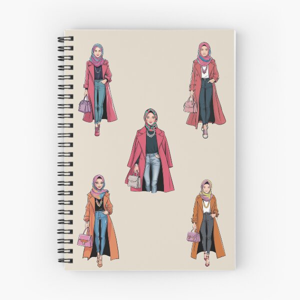 Item preview, Chic Hijab Fashion Collection - Five Unique Styles for Trendy designed and sold by Alnazie.