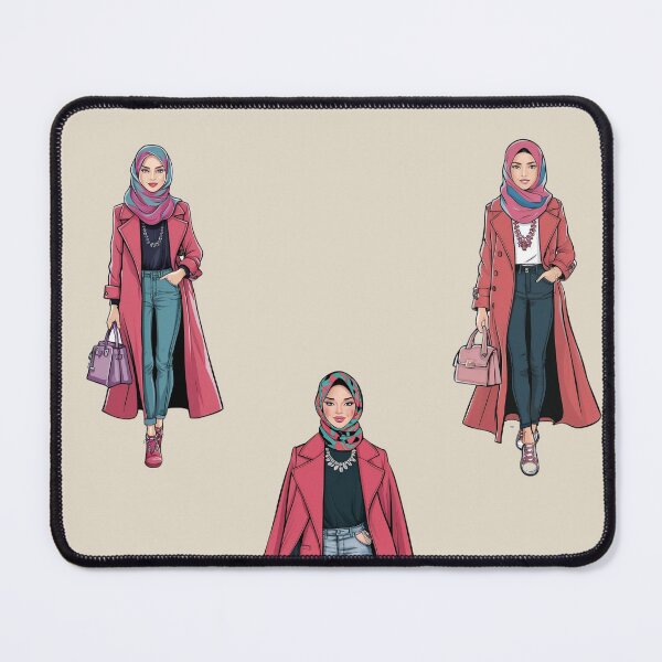 Item preview, Chic Hijab Fashion Collection - Five Unique Styles for Trendy designed and sold by Alnazie.
