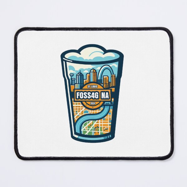 Item preview, FOSS4G NA - A Glass of Open Source in St Louis designed and sold by FOSS4GNA.