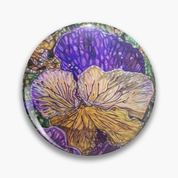 Item preview, Purple and Yellow Pansies Bold Floral designed and sold by FloresInColor1.