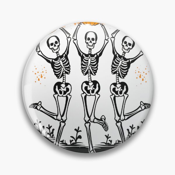 Item preview, Spooky Vibes Halloween Dancing Skeletons designed and sold by Mosaic-97.