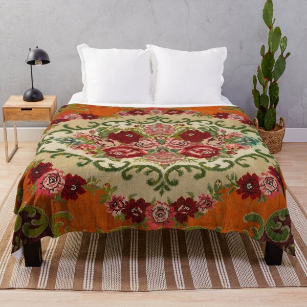 Item preview, Antique Karabakh Flower Patterned designed and sold by DehaArt.