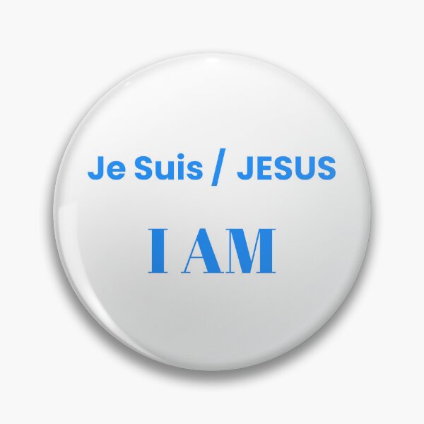 Item preview, Je Suis Jesus I AM blue designed and sold by KATKattalestv.