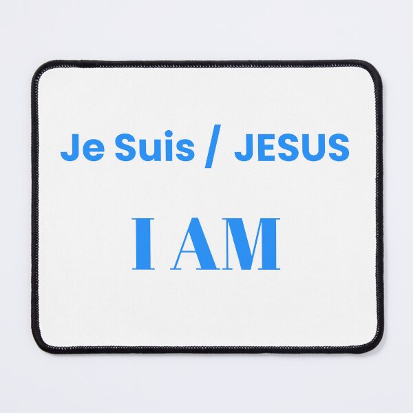 Item preview, Je Suis Jesus I AM blue designed and sold by KATKattalestv.