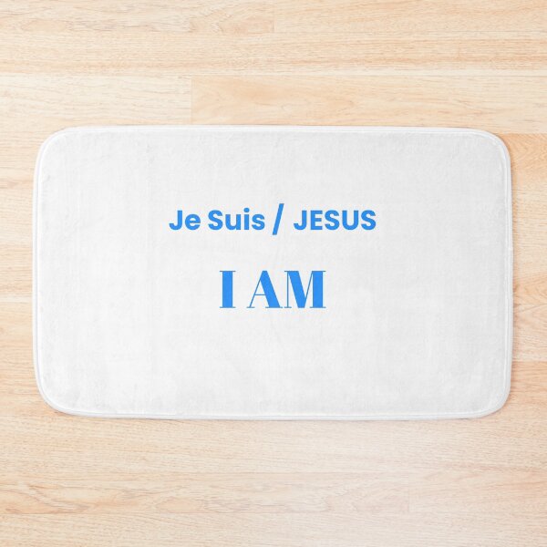 Item preview, Je Suis Jesus I AM blue designed and sold by KATKattalestv.