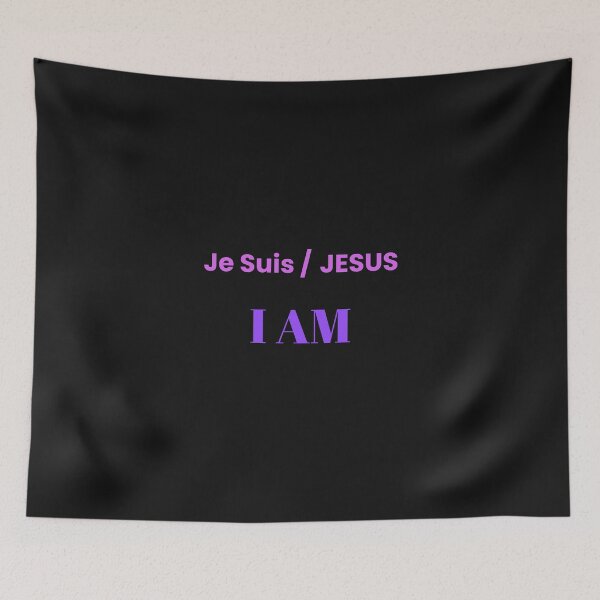 Item preview, Copy of Je Suis Jesus I AM purple designed and sold by KATKattalestv.