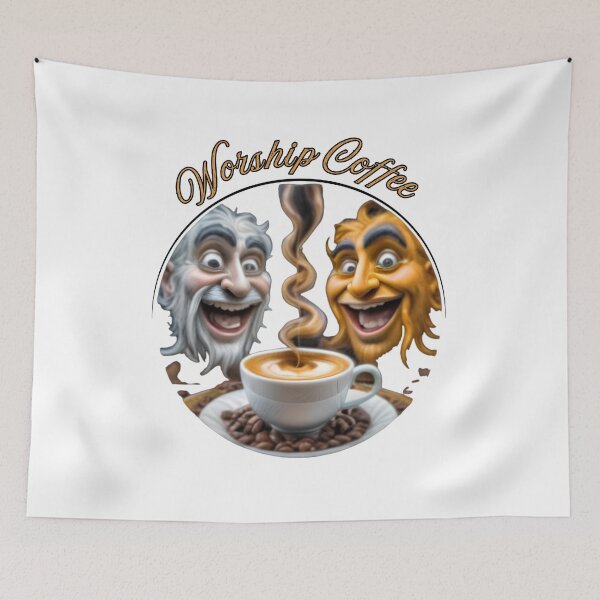 Item preview, Humorous Worship Coffee Classic T-Shirt designed and sold by DarBYZimb.