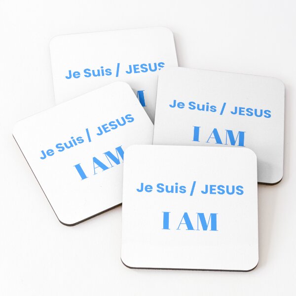 Item preview, Je Suis Jesus I AM blue designed and sold by KATKattalestv.