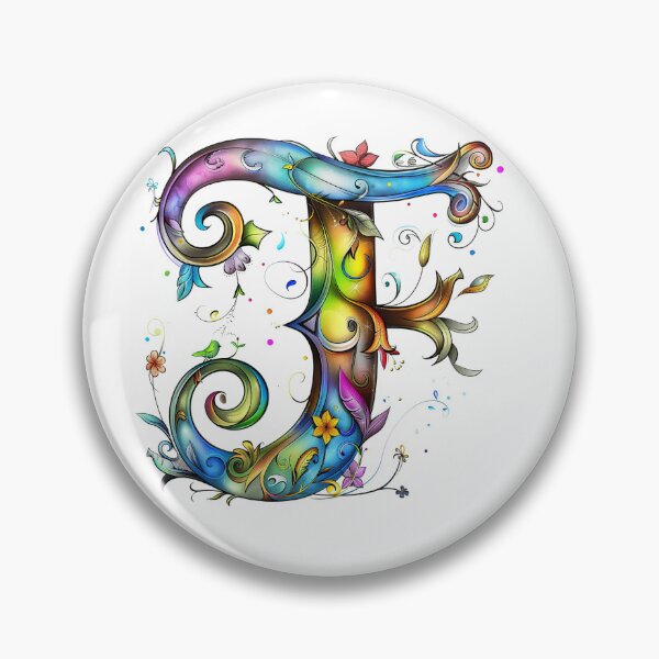 Item preview, Whimsical Monogram Letter F designed and sold by Boddicca.