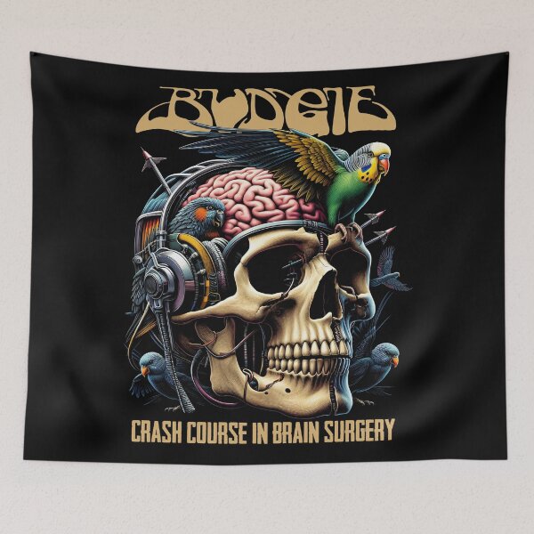 Item preview, Budgie Band Crash Course in Brain Surgery designed and sold by RafaelLima7.