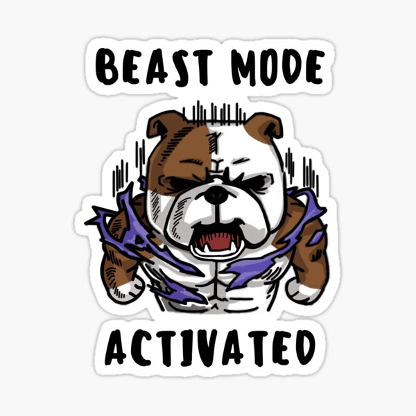 Artikel-Vorschau von Beast Mode Aktivierte Bulldogge, designt und verkauft von Hustlercredo.