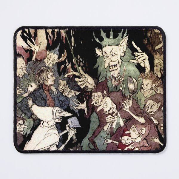 Item preview, Peer and the Troll King - Peer Gynt - Arthur Rackham designed and sold by forgottenbeauty.
