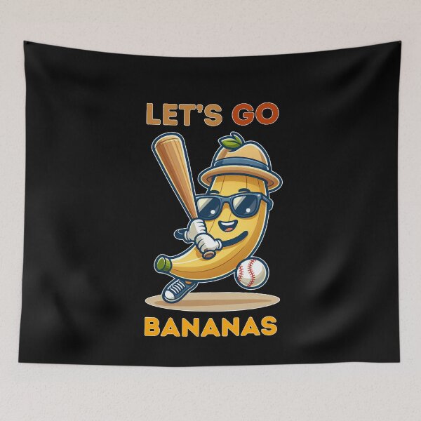Item preview, Cool Banana Baseball Fun designed and sold by PantatKiller.