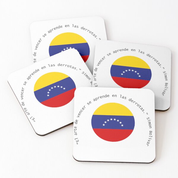 Item preview, Venezuelan Flag with Bolívar's Wisdom: Embrace Victory designed and sold by Carmen Gomez.