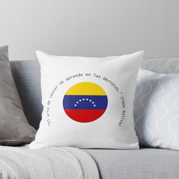 Item preview, Venezuelan Flag with Bolívar's Wisdom: Embrace Victory designed and sold by Carmen Gomez.