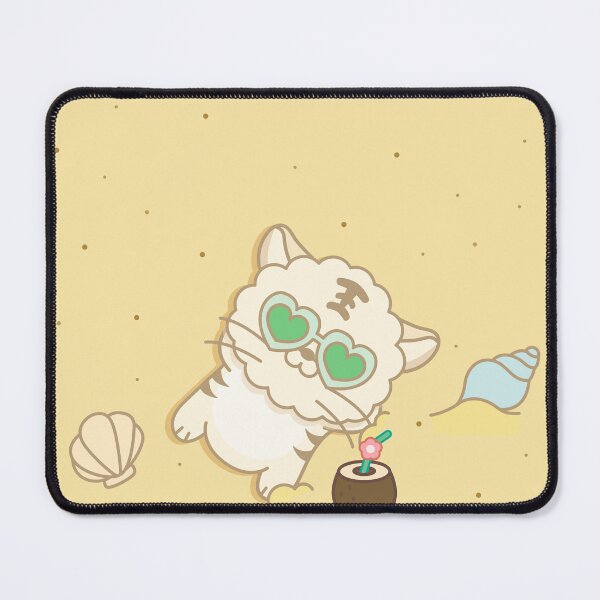 Item preview, Cute cat lying on the sand designed and sold by Planb StudioDesign.