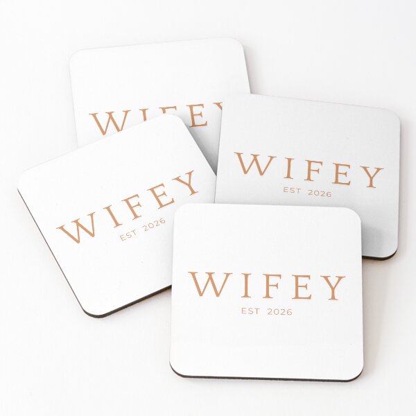 Item preview, Wifey EST 2026 Fiancé Girlfriend Marriage Logo designed and sold by Linden Grove.
