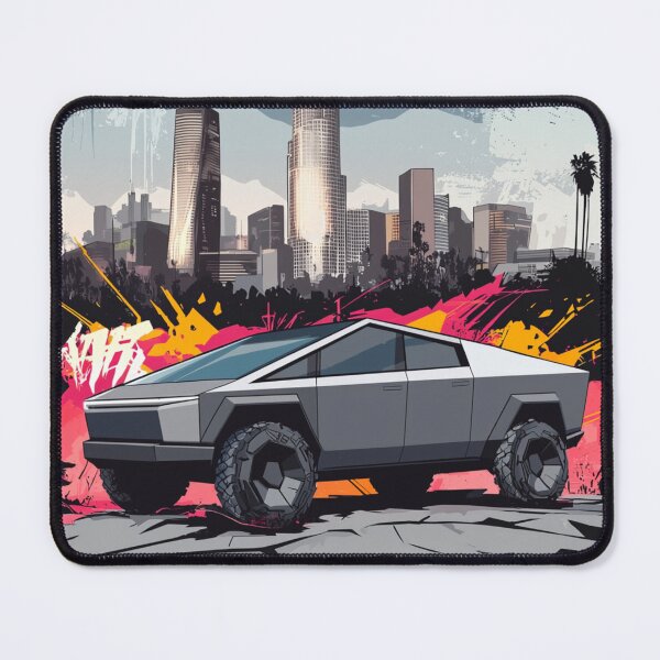 Item preview, Tesla Cybertruck Cyber Truck SUV Poster Art designed and sold by StreetRydz.