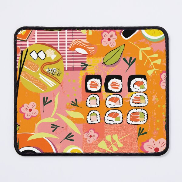 Item preview, Patrón vibrante delicia de sushi designed and sold by MindFulStudios.