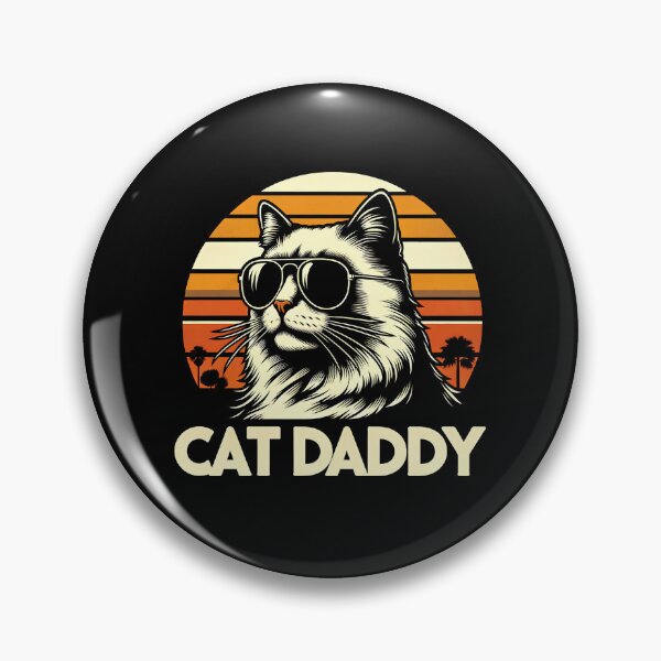 Item preview, Cool Cat Daddy with Sunglasses - Retro Eighties Vibes designed and sold by PantatKiller.