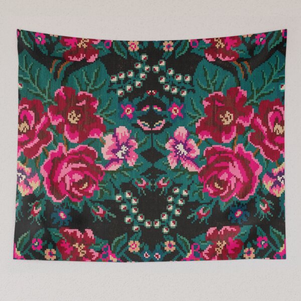 Item preview, Antique Karabakh Flower Patterned designed and sold by DehaArt.