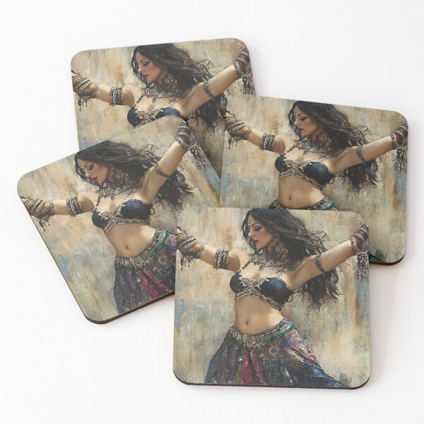 Item preview, The Belly Dancer, dancer, exotic, woman, feminine, goddess, jewels, mystic designed and sold by ANotiontoKnit.
