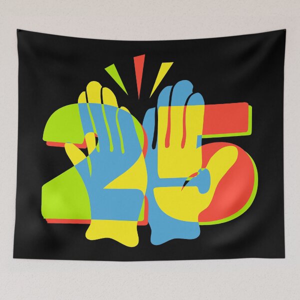 Item preview, High Five 25th Birthday Celebration designed and sold by ArtNoveltee.