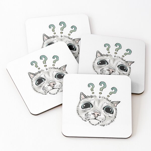Item preview, Silly Confused Cat designed and sold by Tasiarty.