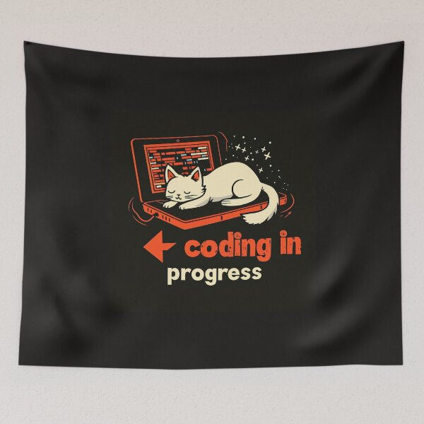 Item preview, Coding cat designed and sold by Nufauna.