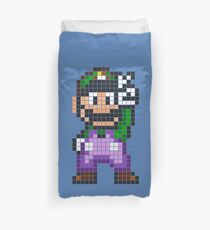 Pixel Luigi Duvet Cover