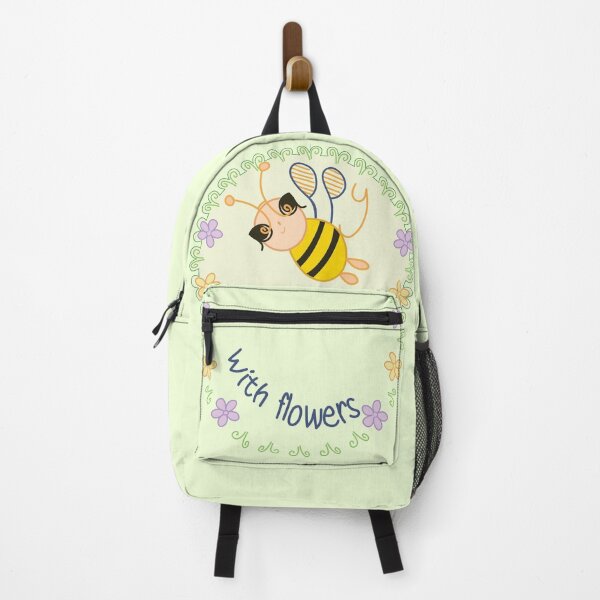 Item preview, Happy Bee with Flowers - Be Happy with Flowers designed and sold by ArtFisher.