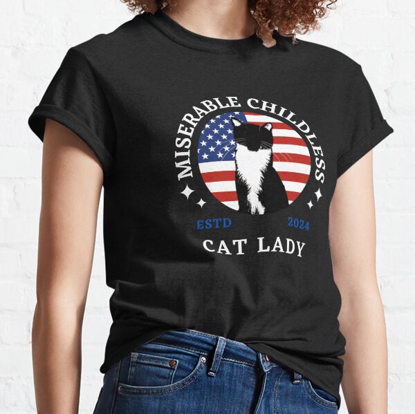 Item preview, Miserable Childless Cat Lady (USA Edition)  designed and sold by The Pawtistics.