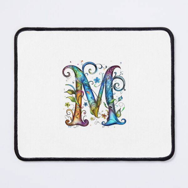 Item preview, Whimsical Monogram Letter M designed and sold by Boddicca.