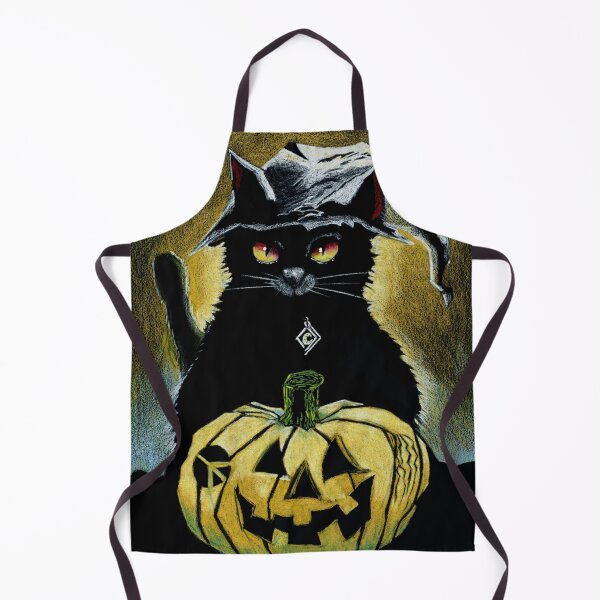 Item preview, Halloween Cat and Peace Jack-O-Lantern designed and sold by Brett Winn Art.