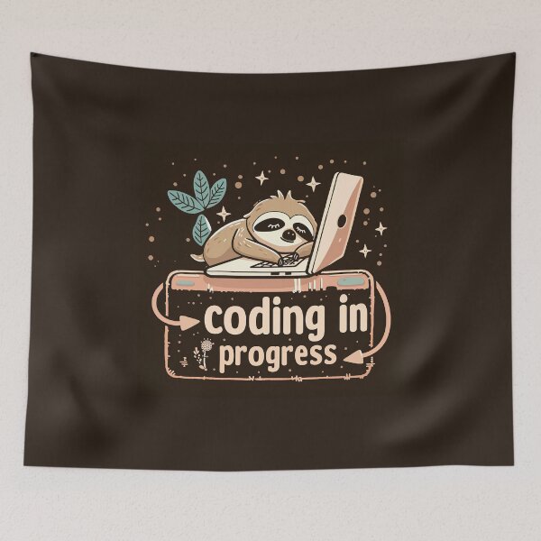 Item preview, Coding sloth 2 designed and sold by Nufauna.