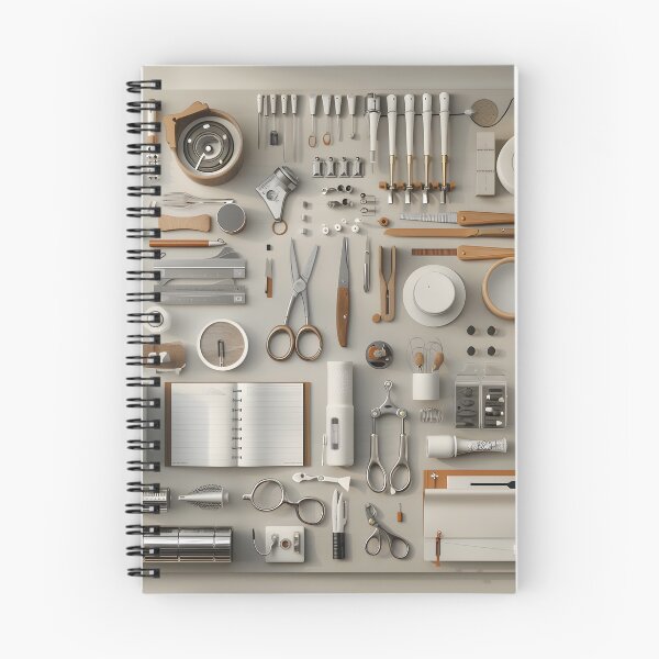 Item preview, A modern and sleek depiction of a workspace filled with tools and gadgets specifically designed for left-handers designed and sold by JsKpY.