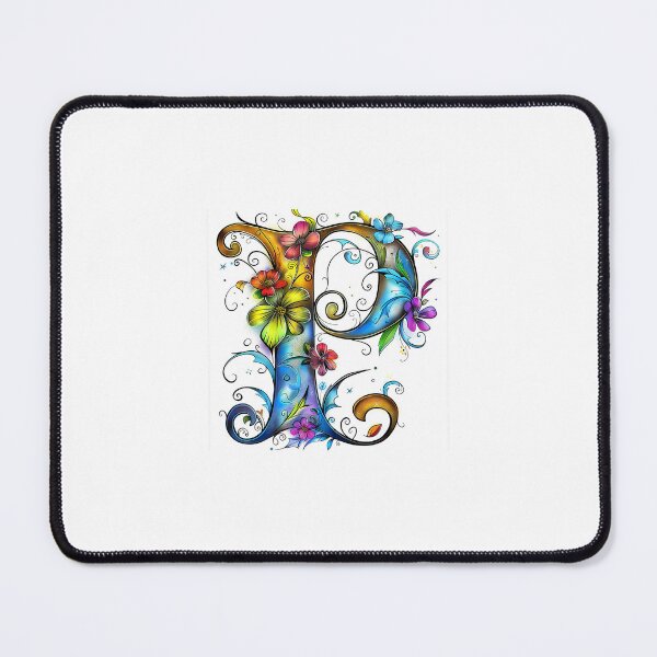 Item preview, Whimsical Monogram Letter P designed and sold by Boddicca.